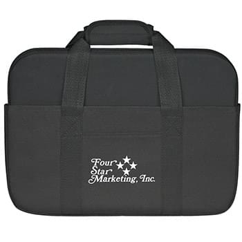 Neoprene Laptop Case - Made Of Combo: 600D Polyester/Neoprene | Removable Zippered Case | Front Pocket | Carrying Handles With Padded VelcroÂ® Closure | Spot Clean/Air Dry