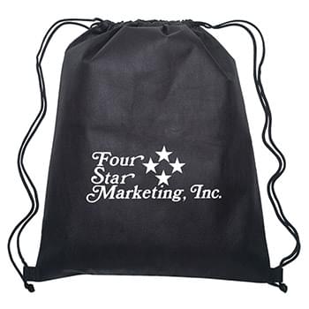 Non-Woven Sports Pack - Made Of 80 Gram Non-Woven, Coated Water-Resistant Polypropylene | Drawstring Closure | Spot Clean/Air Dry