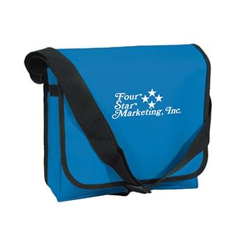 Messenger Bag - Made Of 600D Polyester With PVC Lining | Adjustable Shoulder Strap | Spot Clean/Air Dry