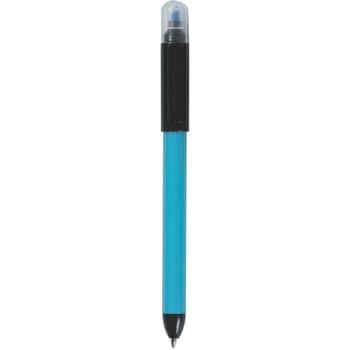 Twin-Write Pen/Highlighter - Twist-Action Ballpoint Pen With Black Ink | Chisel Tip Highlighter
