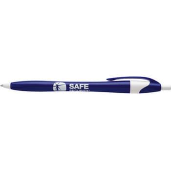Javalina Executive - Solid and strong push action retractable plastic ballpoint pen. Stylish and affordable executive colors. Guaranteed ultra-smooth writing cartridge. Black or blue ink cartridges available (default is blue ink).