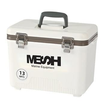 13 Qt. Small Engel Cooler - Made Of Quality Injection Molded (PP Copolymer) | High-Grade Molded Polystyrene Foam Insulation | Airtight EVA Gasket Seal | Integrated Shoulder Strap And Ergonomic Recessed Handles | Stainless Steel Latches And Self-Stopping Hinge | All Fittings Secured With Stainless Steel Screws | All Hardware Is Marine Grade Stainless Steel | Stain And Odor Resistant | Compact And Lightweight | Hanging Accessory Tray | Holds Up To 18 Cans Or 12 Lbs Of Ice | Non-Absorbent, Easy To Clean Surface