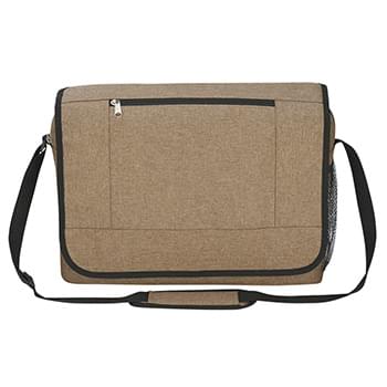 High Line Messenger Bag - Made Of 600D Polycanvas Material | Adjustable Padded Shoulder Strap | Front Zippered Pocket | Side Mesh Pocket | Attaches To Wheel Cart | Zippered Main Compartment | VelcroÂ® Closure | Spot Clean/Air Dry