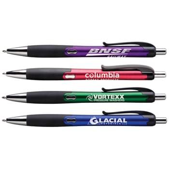 Spartano - Classically styled with unique shining silver accents. Rich shimmering metallics contrast with matte black and bold silver trim. Ergonomic shape and jumbo grip provide exceptional writing comfort. Executive pen looks at a budget friendly price.