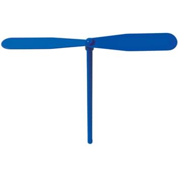 Spinning Dragonfly - CLOSEOUT! Please call to confirm inventory available prior to placing your order!<br />Spin Between Both Hands, Releasing Forward With Right Hand | This Unique Spinning Helicopter Is A Great Item To Put Your Company Logo On