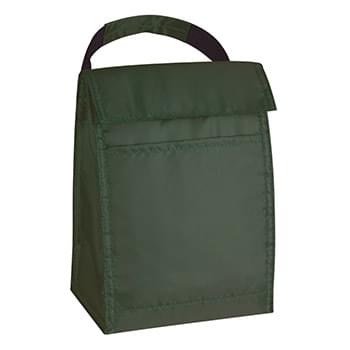 Budget Lunch Bag - CLOSEOUT! Please call to confirm inventory available prior to placing your order!<br />Made Of 210D Polyester | Front Pocket | PEVA Lining | Insulated | VelcroÂ® Tab Closure | Nylon Web Carry Handle | Spot Clean/Air Dry