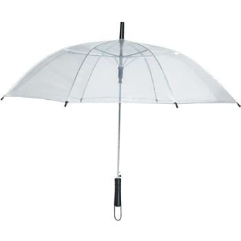 46" Arc Clear Umbrella - Automatic Open | Metal Frame | Clear POE Material