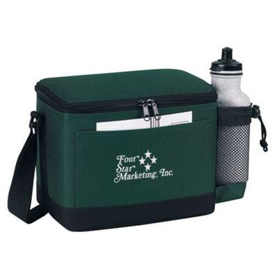 Deluxe Insulated 6-Pack Cooler with Drink Pocket