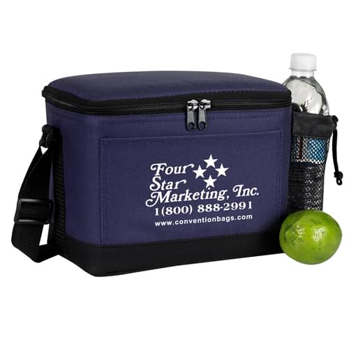 Deluxe Insulated 6-Pack Cooler with Drink Pocket