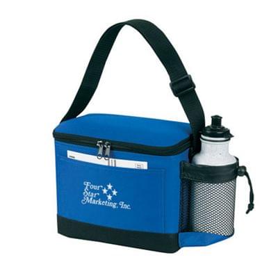 Deluxe Insulated 6-Pack Cooler with Drink Pocket