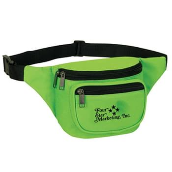 Three Zippered Fanny Pack