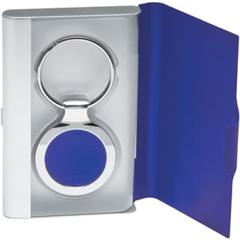 2 In 1 Key Tag/Business Card Holder - CLOSEOUT! Please call to confirm inventory available prior to placing your order!<br />--