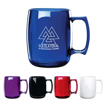 14 Oz. Courier Mug - Break-Resistant Durable Acrylic | Microwave Safe | Made In The USA | Union Made (UFCW Local 2013) | Meets FDA Requirements | BPA Free | Hand Wash Only