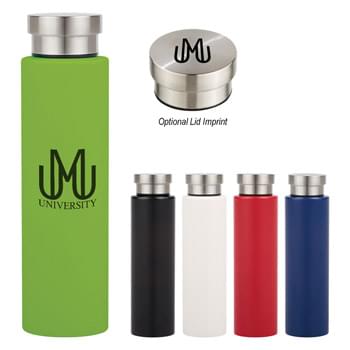24 Oz. Stainless Steel V2 Bottle - CLOSEOUT! Please call to confirm inventory available prior to placing your order!<br />Stainless Steel Outer And Inner  | Double Wall Construction For Insulation Of Hot Or Cold Liquids  | Vacuum Insulated   | Screw On, Spill-Resistant Lid   | Wide Mouth Opening  | Do Not Microwave  | Meets FDA Requirements   | BPA Free   | Hand Wash Recommended