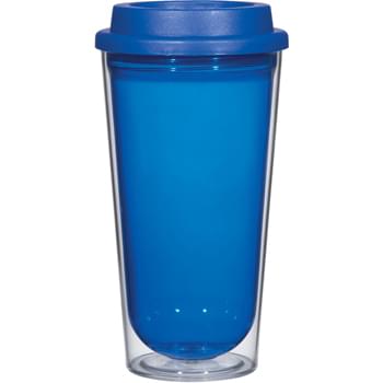 16 Oz. Echo Tumbler - CLOSEOUT! Please call to confirm inventory available prior to placing your order!<br />Double Wall Construction For Insulation Of Hot Or Cold Liquids | BPA Free | Screw On, Sip Through Lid | Meets FDA Requirements | Hand Wash Recommended