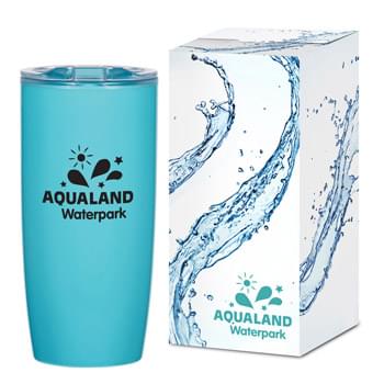 19 Oz. Everest Tumbler - Acrylic Outer and Inner   | Double Wall Construction For Insulation of Hot or Cold Liquids  | Snap-On,Spill-Resistant Thumb-Slide Lid With Rubber Gasket    | BPA Free   | Meets FDA Requirements   | Hand Wash Recommended