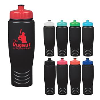 28 Oz. Madeira Onyx Bottle - CLOSEOUT! Please call to confirm inventory available prior to placing your order!<br />Made With PET Material   | Leak-Resistant Push Pull Lid   | Proposition 65 Compliant   | Made In The USA   | Meets FDA Requirements   | BPA Free  | Hand Wash Recommended