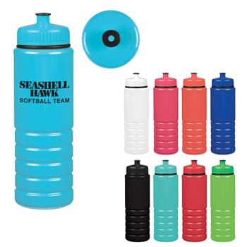 26 Oz. Capri Viv Bottle - CLOSEOUT! Please call to confirm inventory available prior to placing your order!<br />Made With PET Material   | Leak-Resistant Push Pull Lid   | Proposition 65 Compliant | Made In The USA   | Meets FDA Requirements   | BPA Free  | Hand Wash Recommended