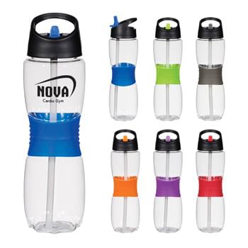 25 Oz. Tritan Hourglass Sports Bottle - CLOSEOUT! Please call to confirm inventory available prior to placing your order!<br />Durable Tritan Material   | Impact And Shatter Resistant  | Screw On, Spill-Resistant Sip Top Lid  | Easy Carry Handle   | Soft Silicone Grip  | Hand Wash Recommended  | Meets FDA Requirements  | BPA Free