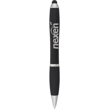 Scripto® Tech Dual Ballpoint Stylus - The Scripto® Tech Ballpoint Stylus makes it easier to navigate your mobile devices. Stylus is specifically designed for a mobile tablet, iPad or iPhone. This lightweight model brings a new twist to the Scripto® family by using capacitive touch technology, which means your stylus will work in place of your fingertip, preventing smudges to the screen.