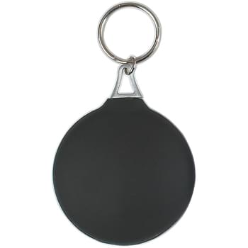 Rubber Key Chain With Micro Fiber Cleaning Cloth - CLOSEOUT! Please call to confirm inventory available prior to placing your order!<br />Great For Cleaning Eyeglasses | Squeeze To Open