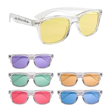 Crystalline Malibu Sunglasses - Made Of Polycarbonate Material | UV400 Lenses Provide 100% UVA And UVB Protection