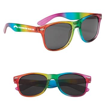 Rainbow Malibu Sunglasses - Made Of Polycarbonate Material | UV400 Lenses Provide 100% UVA And UVB Protection