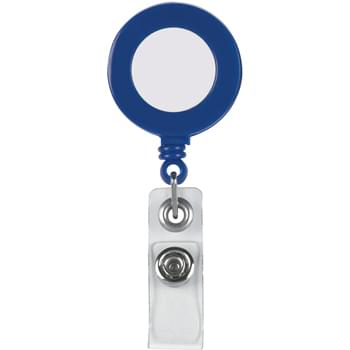 Retractable Badge Holder With Laminated Label - 24" Retractable Cord