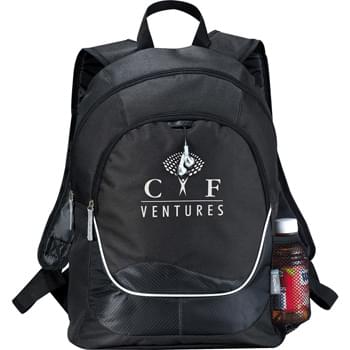 Explorer Backpack - Zippered main compartment. Front zippered pocket with earbud port. Side mesh pocket. Reflective zipper pulls. Padded back panel. Adjustable, padded backpack straps. Carry handle. Kid-friendly.