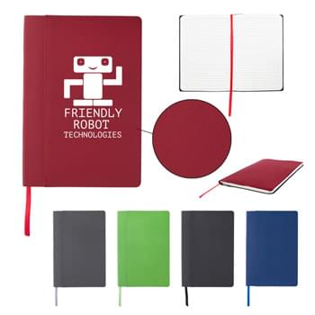 5" x 8" Flex Fabric Journal - 80 Page Lined Notebook | Matching Bookmark | Polyurethane Cover