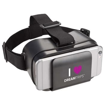Mobile Virtual Reality Headset - CLOSEOUT! Please call to confirm inventory available prior to placing your order!<br />Now virtual reality can be experienced by anyone. This Virtual Reality headset allows you to experience 360 degree viewing and gaming. Simply download any "Virtual Reality" App or "3D App" on your smart phone to begin your virtual reality experience. The light weight headset allows you to experience virtual reality in comfort. The adjustable head strap makes it "one size fits all". The Virtual Reality headset fits all the