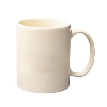 11 Oz. Colored Stoneware Mug With C-Handle - Meets FDA Requirements | Hand Wash Recommended