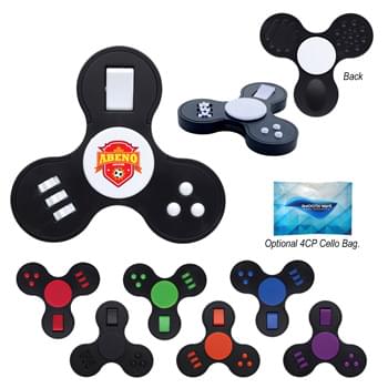 Multi-Function Fun Spinner - CLOSEOUT! Please call to confirm inventory available prior to placing your order!<br />Flip, Click, Push, Spin And Roll | Spin Between Thumb And Middle Finger | Perfect For Reducing Stress And Boredom | Encourages Focus And Self-Soothing For Users With Anxiety, Attention Disorders And More | Fun For All Ages (5+)