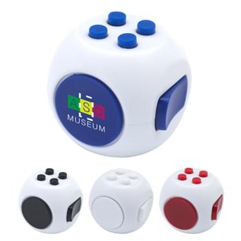 Spinning Fun Cube - CLOSEOUT! Please call to confirm inventory available prior to placing your order!<br />Flip, Click, Feel, Glide, Spin And Roll | Rounded Corners | Perfect For Reducing Stress And Boredom | Encourages Focus And Self-Soothing For Users With Anxiety, Attention Disorders And More | Fun For All Ages (5+)