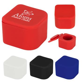 4 ML Pacifico Non-Stick Container - CLOSEOUT! Please call to confirm inventory available prior to placing your order!<br />Made of Silicone  | Holds Pills, Oils and Concentrates   | Reusable  | Meets FDA Requirements