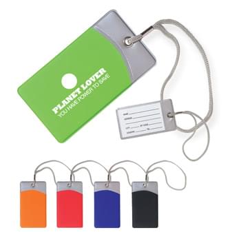 Mod Luggage Tag - Vinyl Material | Durable Nylon Strap | ID Card