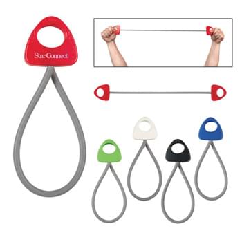 Yoga Stretch Band - CLOSEOUT! Please call to confirm inventory available prior to placing your order!<br />Stretchable Latex Material | Handles Lock Together For Easy Storage For Workouts Any Time, Any Place | Twist To Lock And Unlock