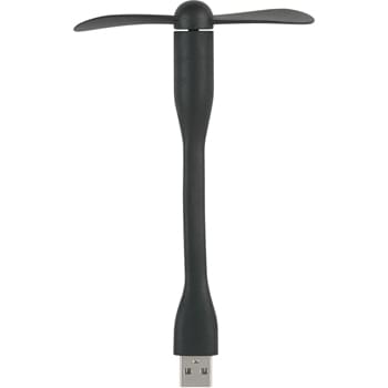 Mini USB Two Blade Flexible Fan - Great For Work Or Home | Connect To Any USB Device | Made Of Flexible Material | Small Plastic Safety Blades | Perfect Size For Purse Or Pocket