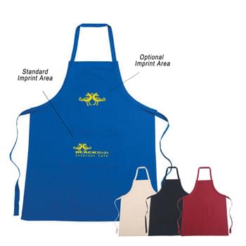 100% Cotton Apron - Made Of 100% Cotton | Large Front Pocket | Tie Straps