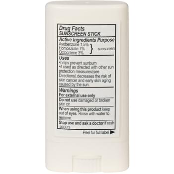 SPF 30 Sun & Fun Sunstick - Broad Spectrum Formula Protects Against Both UVA And UVB Rays, Reducing The Risk Of Sunburn, Skin Cancer And Premature Skin Aging | Non-Greasy, Lightweight, Water Resistant And Sweat Resistant | Hands-Free, One Touch Way To Protect Your Face | Meets FDA Requirements