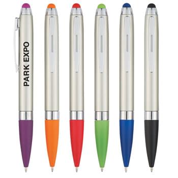 Tipper Stylus Pen - CLOSEOUT! Please call to confirm inventory available prior to placing your order!<br />Twist Action | Stylus On Top