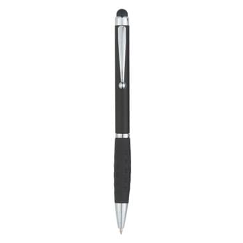 Provence Pen With Stylus - Rubber Grip For Writing Comfort And Control | Twist Action | Handy Stylus