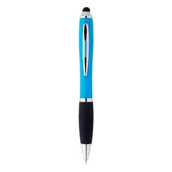 Satin Stylus Pen - Rubber Grip For Writing Comfort And Control | Twist Action | Stylus On Top