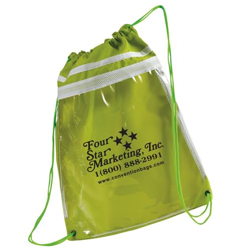 Always Clear Drawstring Duffel Tote Bags