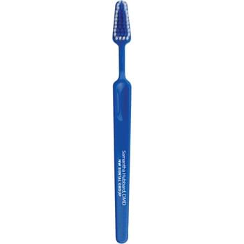 Signature Soft Toothbrush - High-quality, adult-size toothbrush with soft bristles.  Matching body color and inner bristles. Available with a one color Black, Gold, or Silver imprint. Made in USA.