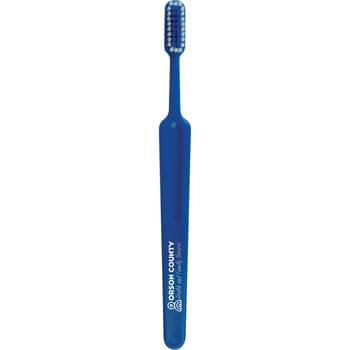 Concept Toothbrush - High-quality, adult-size toothbrush with soft bristles.  Available with a one color Black, Gold, or Silver imprint. Made in USA.