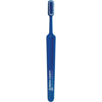 Concept Toothbrush - High-quality, adult-size toothbrush with soft bristles.  Available with a one color Black, Gold, or Silver imprint. Made in USA.