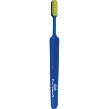 Concept Colors Toothbrush - High-quality, adult-size toothbrush with soft bristles.  Contrasting body and inner bristle colors. Available with a one color Black, Gold, or Silver imprint. Made in USA.