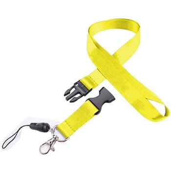 3/4 inch Nylon Lanyards w/ Safety Breakaway