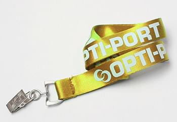 3/4 inch Nylon Lanyards w/ Retractable Reel Combo